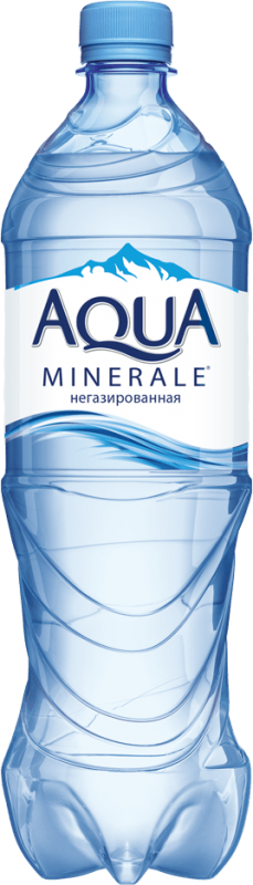 Вода питьевая газированная Аква Минерале 1.0л 